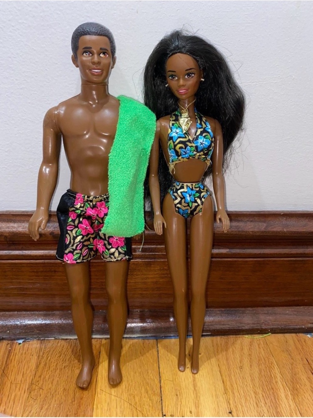 Barbie Tropical Splash Steven and Christie in Cutout Bikini Set and shorts